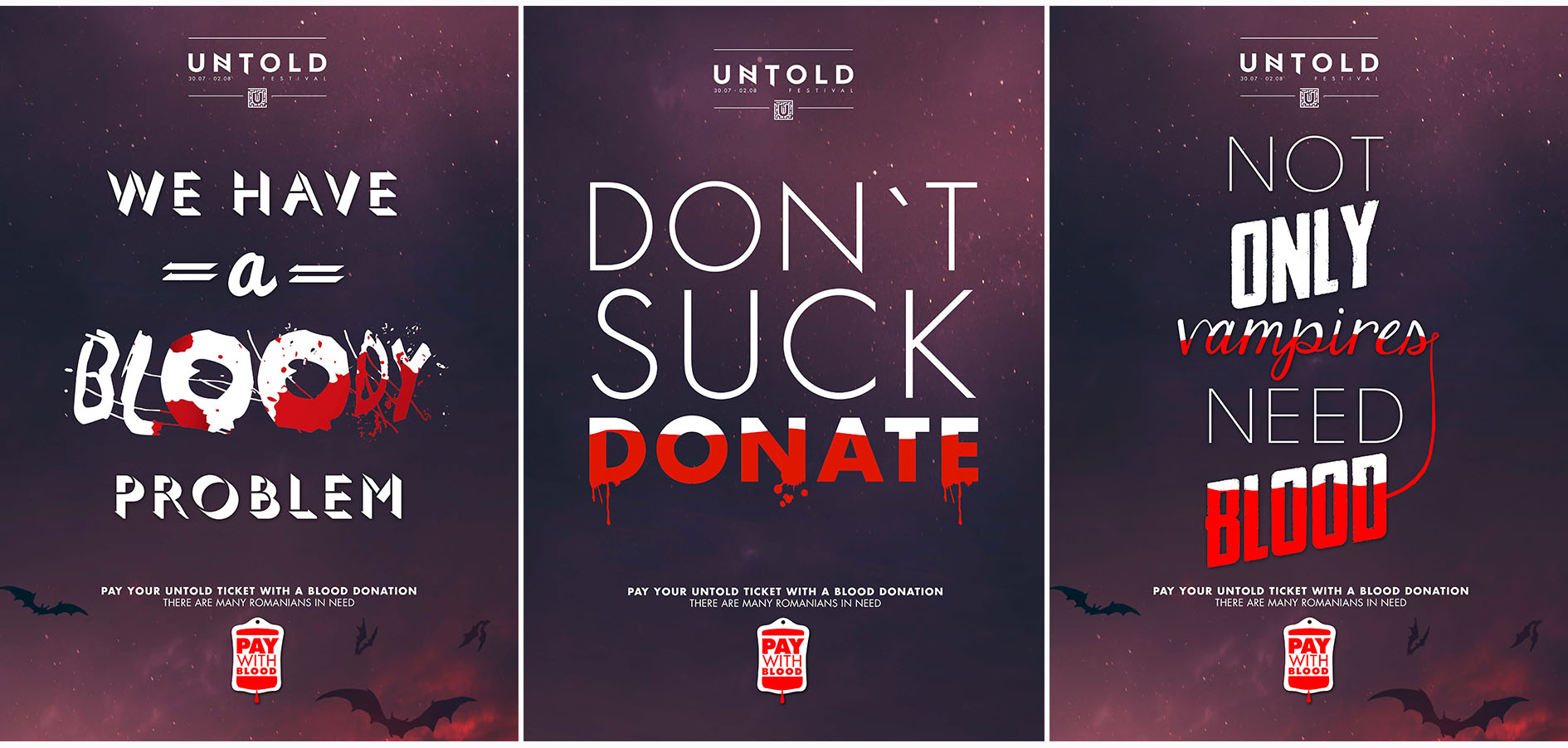 Pay with blood Untold Posters